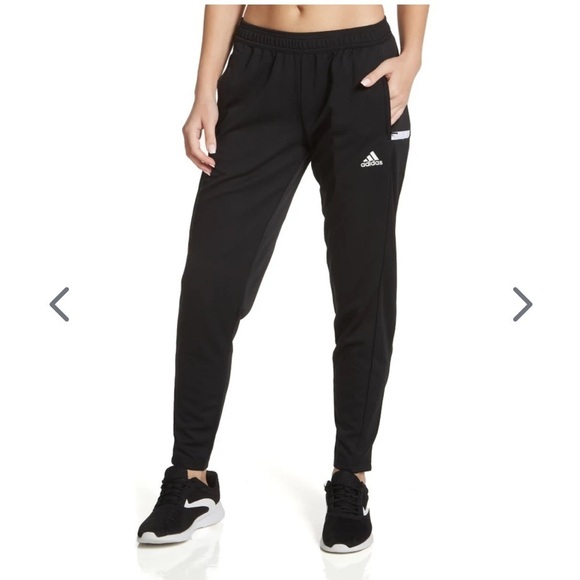 Adidas Team 19 Track Pant Black/White - Picture 1 of 8